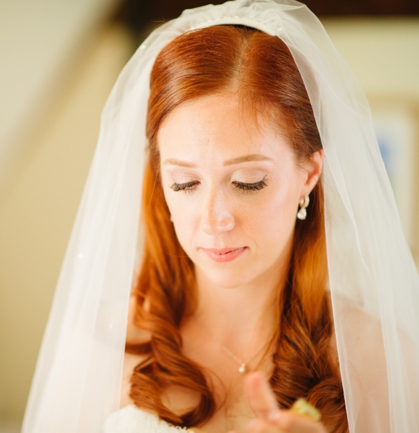 Natural wedding hair and makeup